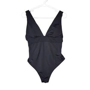 Andie The Sardinia One Piece‎ Swimsuit Black Large